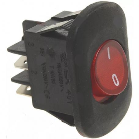 Interruptor Bipolar Luminoso Rojo 16A 250v Standard