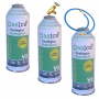 3 Botellas Gas Ecologico Gasica V2 226Gr + Valvula + Manguera Sustituto R22, R32, R407C, R410A Freeze Organico