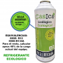 1 Botella Gas Ecologico Gasica D2 226g + Valvula + Manguera Sustituto R12, R134A Freeze Organico