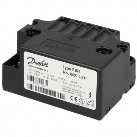 Transformador Caldera Gasoleo compatible con Danfoss Standard 052F4031 Ebi4/052F0036