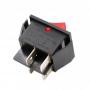 Interruptor Bipolar Luminoso Rojo 16A 30x22mm Standard