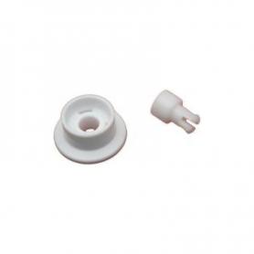 Rueda Cesto Lavavajillas compatible con Indesit C00104637 Original