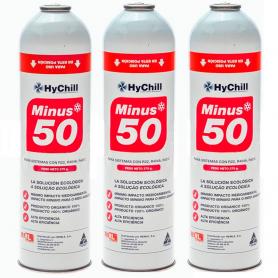 3 Botellas Gas Minus 50 375Gr Sustituto R22 R404a R407C R502 Freeze Organico