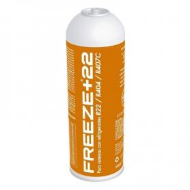 1 Botella Gas Refrigerante Freeze +22 400Gr Organico Sustituto R22, R404, R407C