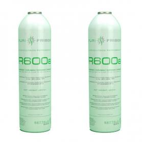 2 Botellas Gas Refrigerante R600a 420Gr Isobutano Freeze