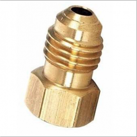 Tapon Laton Macho 1/4 SAE Aire Acondicionado