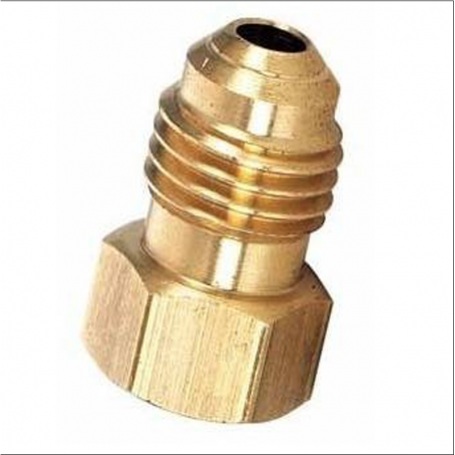 Tapon Laton Macho 1/4 SAE Aire Acondicionado
