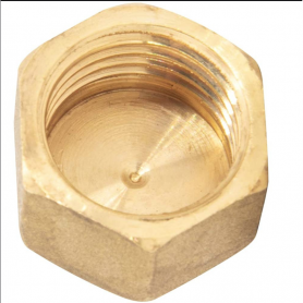 Tapon Laton Hembra 1/4 SAE Aire Acondicionado