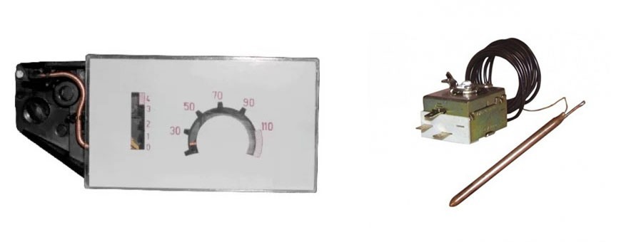 Termometro con bulbo caldera